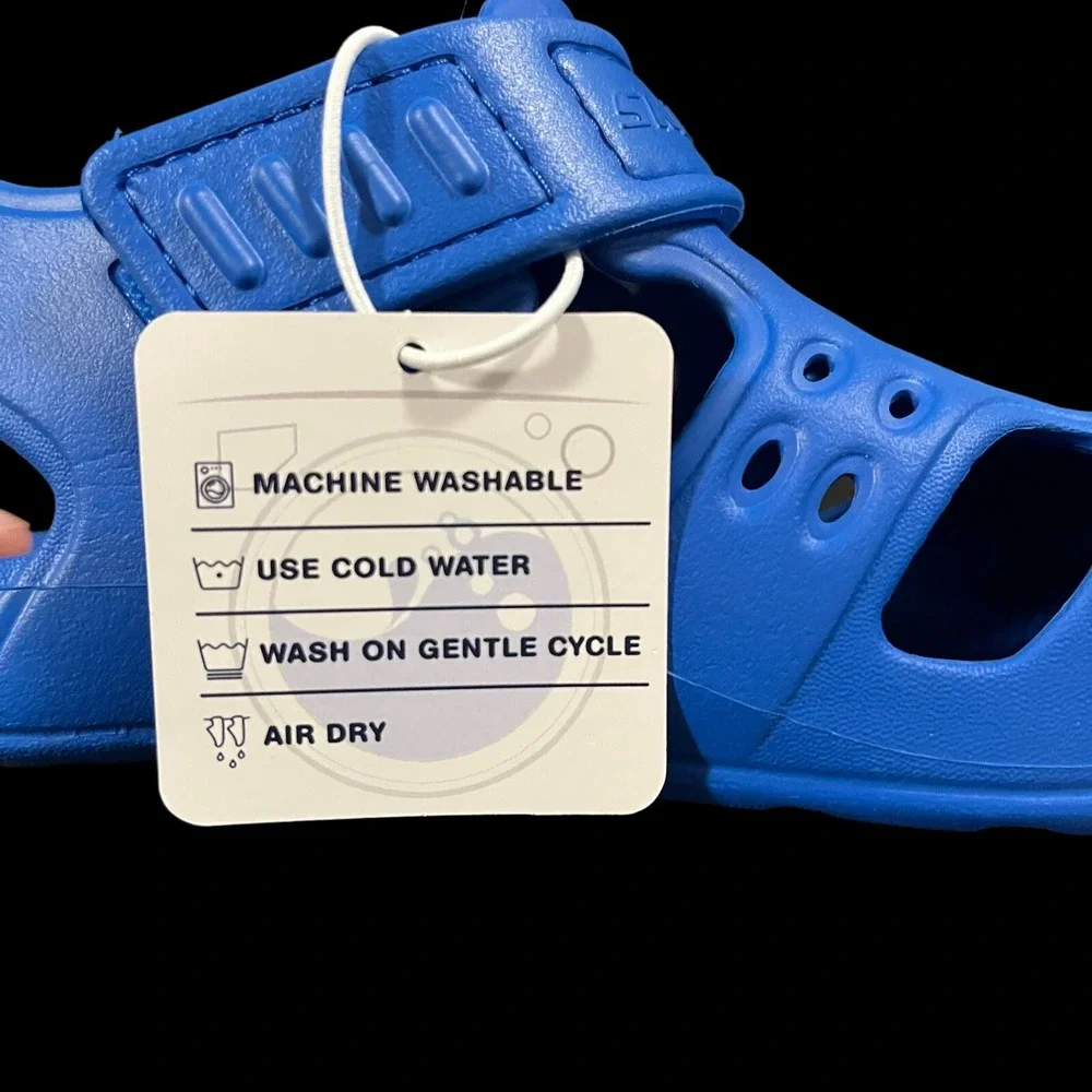 Skechers Little Boys Foamies Fisherman Sandals Size 13‎ Royal Blue Closed Toe